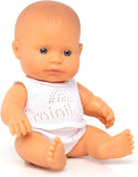 Miniland Caucasian Baby Doll 21cm