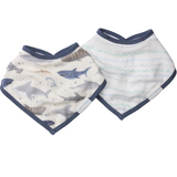 LouLou Lollipop Bandana Bib 2pk (Assorted Colours)