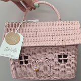 Olli Ella Casa Clutch - Rose (Slightly Faded)