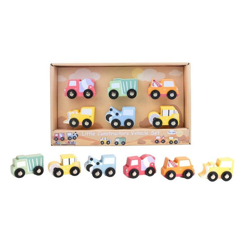 Kaper Kidz Wooden Little Constructors Vehicle Set