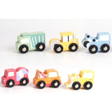 Kaper Kidz Wooden Little Constructors Vehicle Set