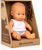 Miniland Caucasian Baby Doll 21cm