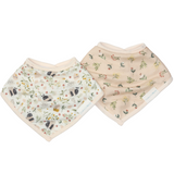 LouLou Lollipop Bandana Bib 2pk (Assorted Colours)