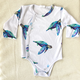 Anchor & Arrow Sea Turtle Wrap Bodysuit (0000)