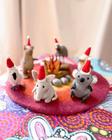 Felt Australian Koala Christmas Ornament - Tara Treasures