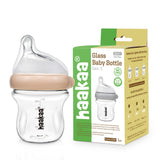 Haakaa Baby Glass Bottle (120ml Slow Flow)