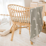 Fox & Fallow Sweet Sage Reversible Blanket