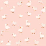 Fox & Fallow Luxe Knit Blanket - Pink Ducks