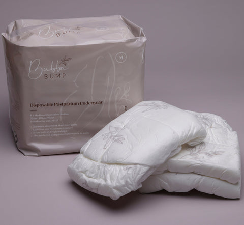Bubba Bump Disposable Postpartum Underwear (Size 6-12) 8pk