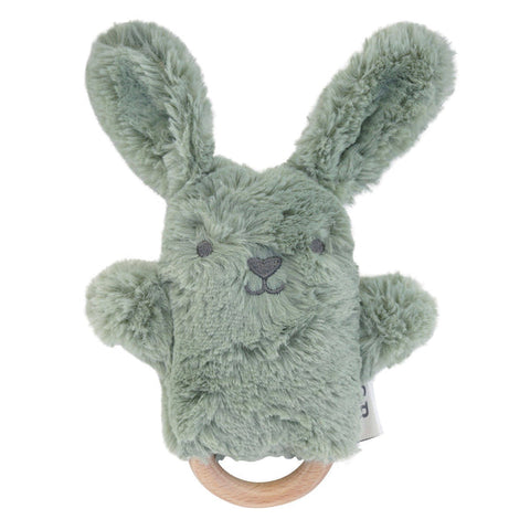 OB Designs Soft Rattle Toy Beau Bunny