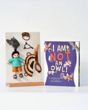 Tara Treasures 'I Am Not An Owl' Book With Toy and Costume Dress-Ups