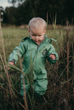 Grubbybub Puddle Suit - Sage Green