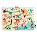 Djeco Jumbo Wooden Dinosaur Puzzle