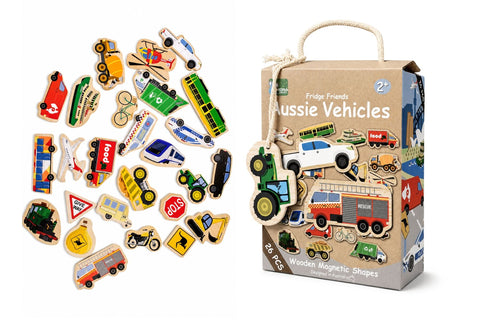 Koala Dream Fridge Friends Magnetic Aussie Vehicles 25pc