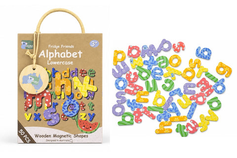 Koala Dream Fridge Friends Magnetic Alphabet Lowercase 50pc