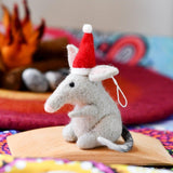 Tara Treasures Felt Bilby Christmas Ornament