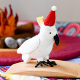 Tara Treasures Felt Cockatoo Christmas Ornament