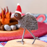 Tara Treasures Felt Emu Christmas Ornament