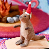 Tara Treasures Felt Kangaroo Christmas Ornament