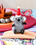Felt Australian Koala Christmas Ornament - Tara Treasures