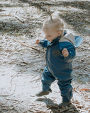 Grubbybub Puddle Suit - Navy Blue