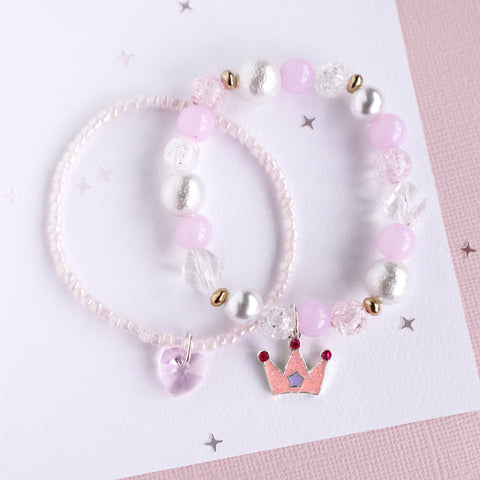 Lauren Hinkley Elastic Bracelet - Princess Tiara Set