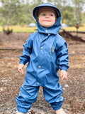 Grubbybub Puddle Suit - Navy Blue