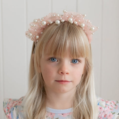 Lauren Hinkley Headband - Ava Ballerina Pearl