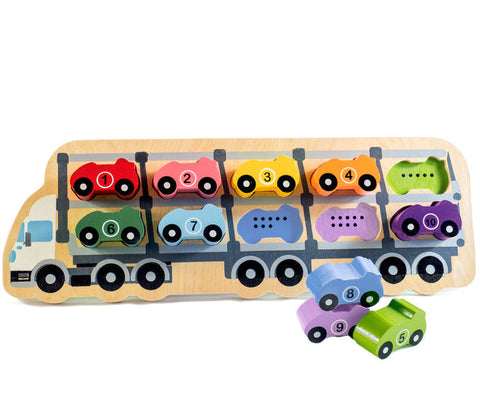 Kiddie Connect 1-10 Car Puzzle