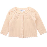 Bebe Double Cream Knitted Cardigan - Size 000