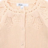 Bebe Double Cream Knitted Cardigan - Size 000