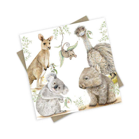 Popcorn Blue Greeting Card (Assorted Styles)