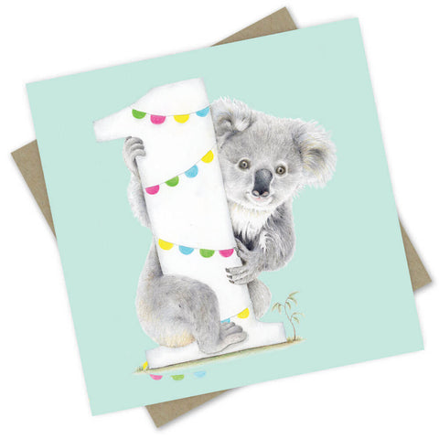 Popcorn Blue Greeting Card (Assorted Styles)