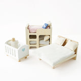 Le Toy Van Wooden Dolls House Furniture - Starter Set 35pc