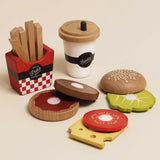 Le Toy Van Wooden Gourmet Hamburger Set