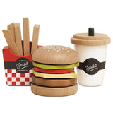 Le Toy Van Wooden Gourmet Hamburger Set