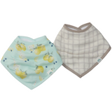 LouLou Lollipop Bandana Bib 2pk (Assorted Colours)