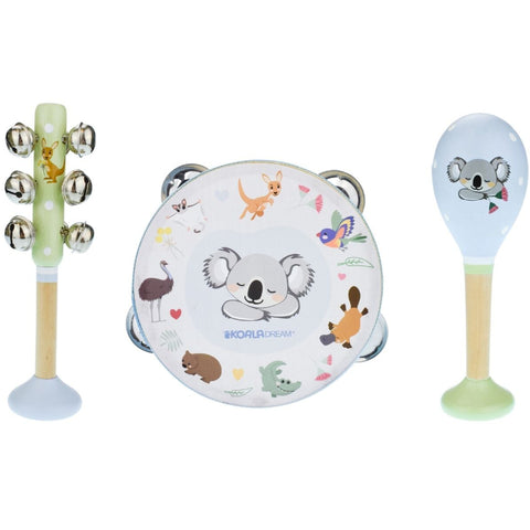 Koala Dream Bush Buddies Australian Animals Musical Set 3pc