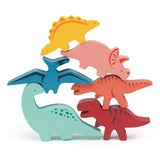 Mentari Happy Stacking Dinosaurs Set & Bag