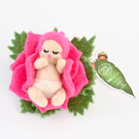 Tara Treasures Felt Ornament - Native Rose Baby