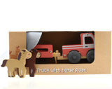 Kaper Kidz Wooden Truck with Horse Float