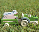 Kaper Kidz Wooden Tractor with Farm Animals