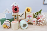 Kaper Kidz Wooden Spring Insect Activity Blocks 14pc
