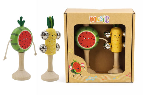 Kaper Kidz Wooden Fruit Musical Set