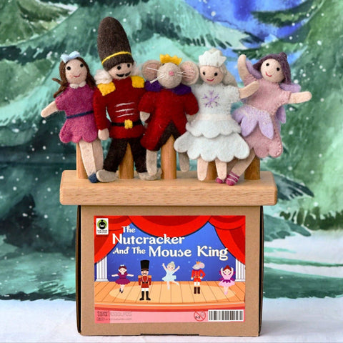 Tara Treasures Finger Puppets - Nutcracker and the Mouse King