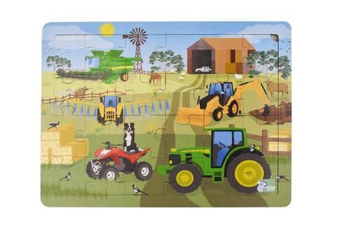 Koala Dream Aussie Farm Vehicles 24pc Puzzle