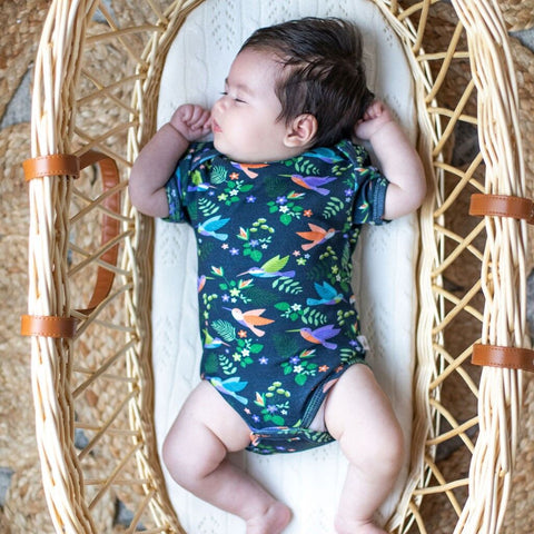 Emotion & Kids Hummingbirds Short Sleeve Bodysuit