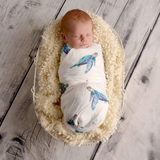 Anchor & Arrow Sea Turtle Swaddle