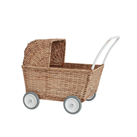 Olli Ella Rattan Strolley (Assorted Colours)