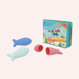 Janod Sea Life Bath Book Play Set